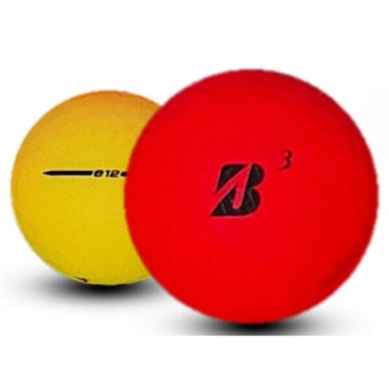 브리지스톤 E12 컨택트 컬러혼합 3피스 A-급 로스트볼 16개