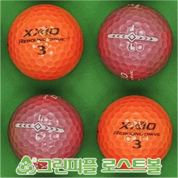 던롭 젝시오 리바운드 드라이브볼 컬러혼합 3피스 A급 로스트볼 16개