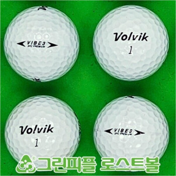 볼빅 VIBE3 (바이브3) 화이트 3피스 A-급 로스트볼 16개