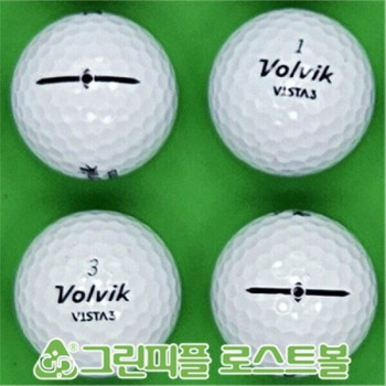 볼빅 비스타 쓰리 (VISTA3) 3피스 B+급 로스트볼 16개