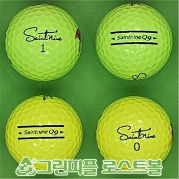 세인트나인 Q9 컬러혼합 3피스 B+급 로스트볼 16개