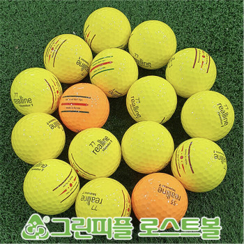 리얼라인 몬스터7 컬러혼합 3피스 A급 로스트볼 16개